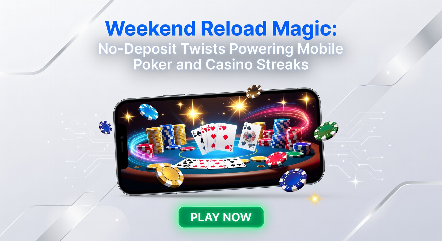 Graph illustrating weekend mobile gaming engagement spikes in poker and casino apps, with no-deposit reloads marked as key drivers in April 2026 data