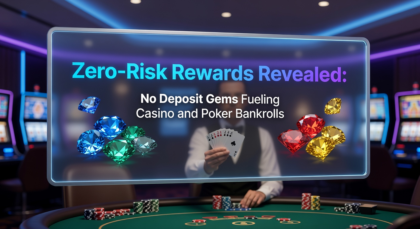 Charts showing bankroll growth from no-deposit bonuses in casino and poker over time